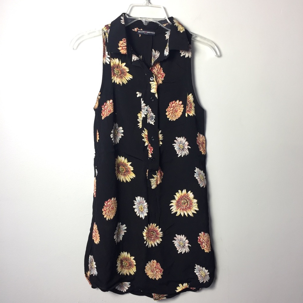 BM Brandy Melville RARE Sunflower tunic dress top